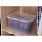 Basicwise Large Clear Storage Container With Lid and Handles, PK 3 QI003488.3 - alternate 3